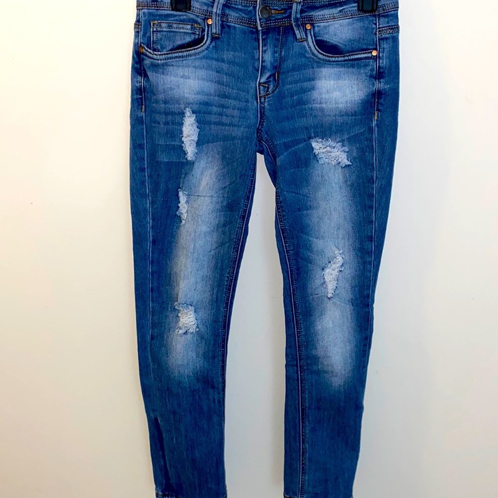 dollhouse skinny jeans boot bottom